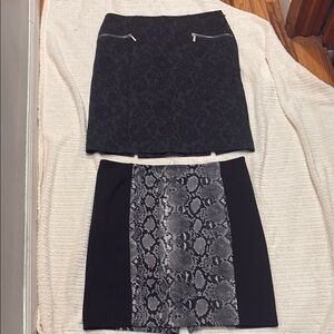 Two MICHAEL Michael Kors Black pencil skirt for work and casual occasions